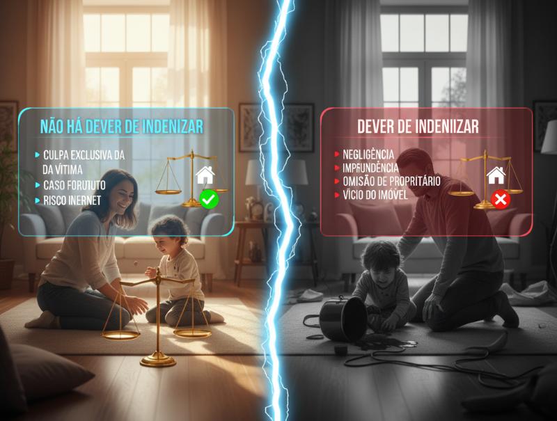 Responsabilidade civil em acidentes domésticos: quando há dever de indenizar?