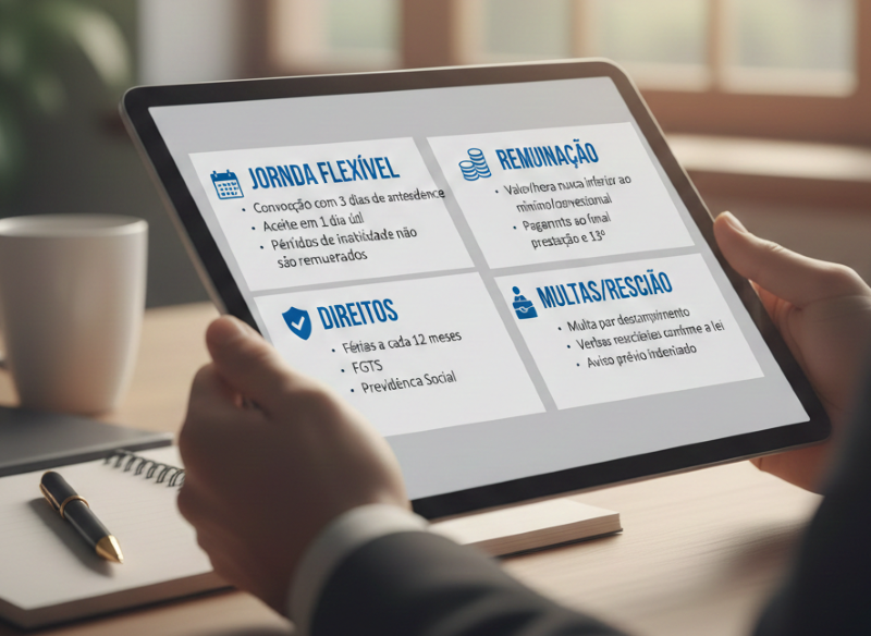 Trabalho intermitente: direitos pouco conhecidos do empregado