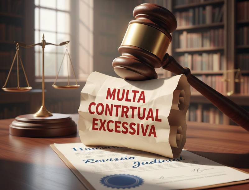 Multa contratual excessiva: como pedir revis&atilde;o judicial