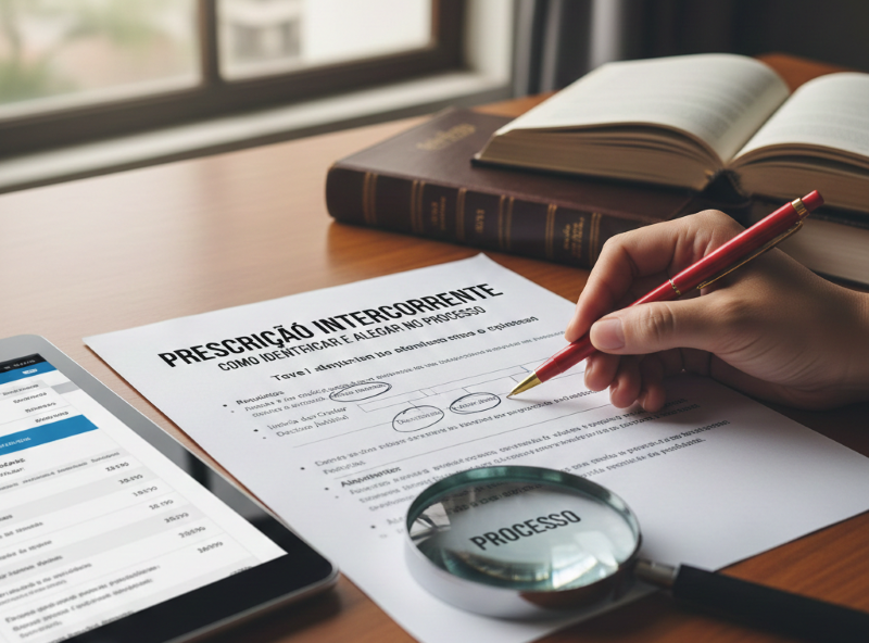 Prescri&ccedil;&atilde;o intercorrente: como identificar e alegar no processo
